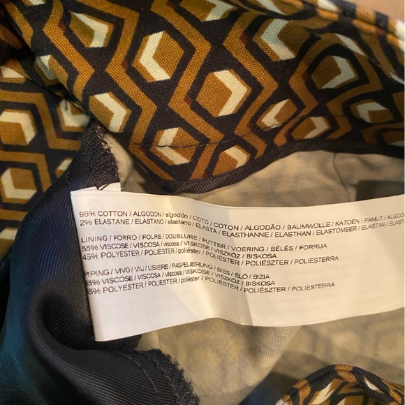 Mango MNG SUIT Skinny Trouser in Geometric Print - Picture 6 of 7